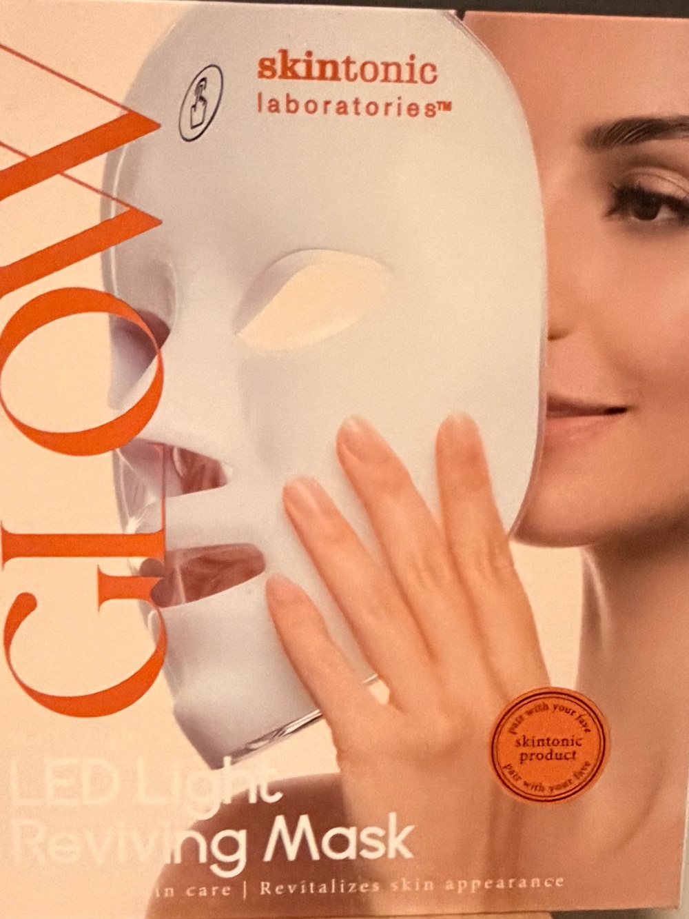 LED Light Reviving Mask - White